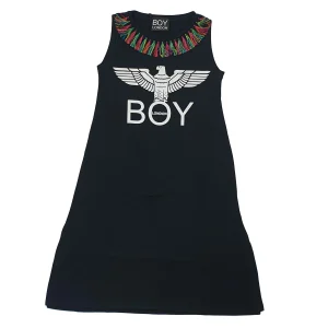 Vestito bambina Boy London con applicazioni colorate sul collo