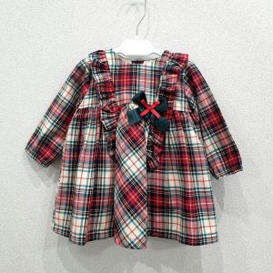 Vestito bambina scozzese