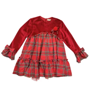 Vestito bambina natalizio