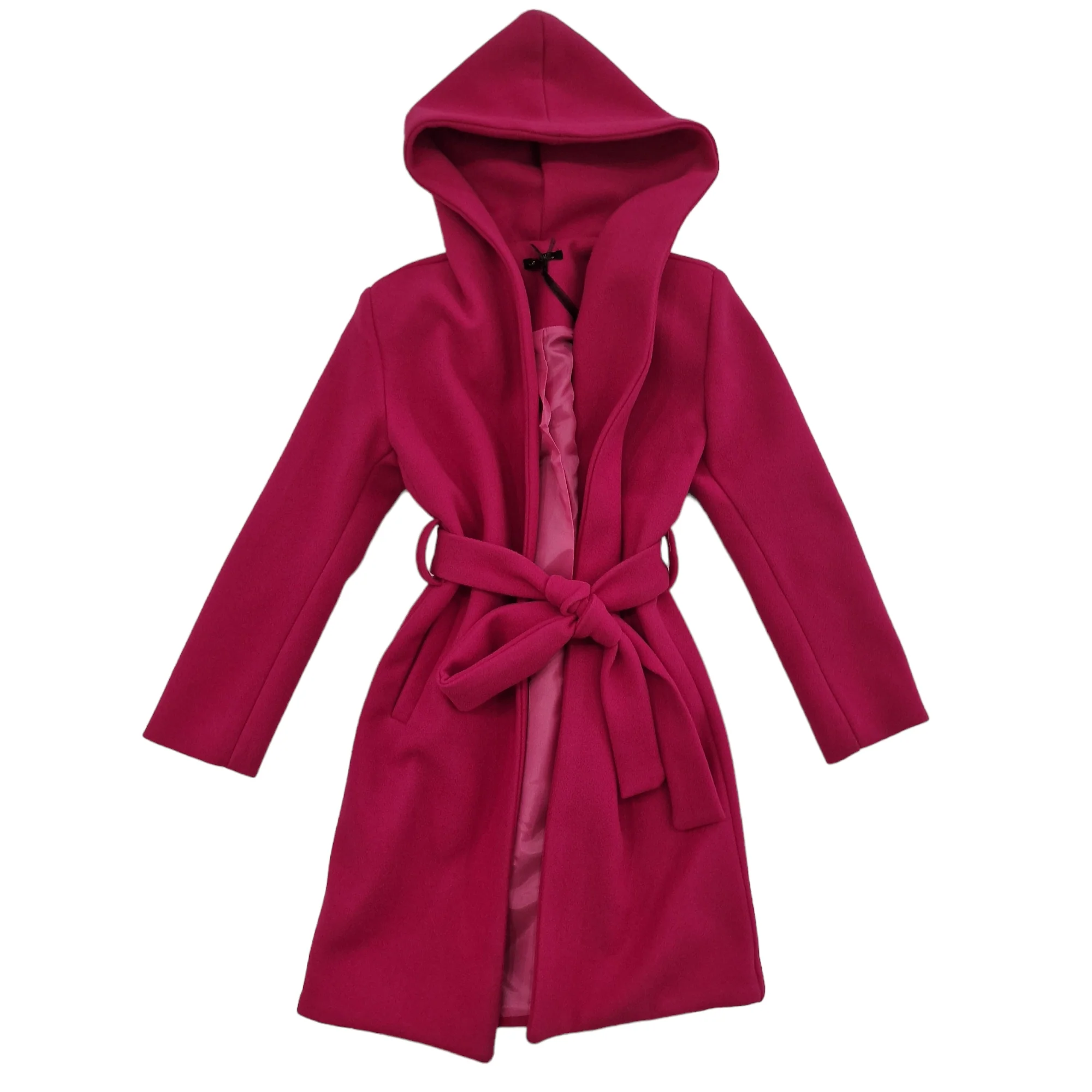 Cappotto bambina fuxia stile accappatoio