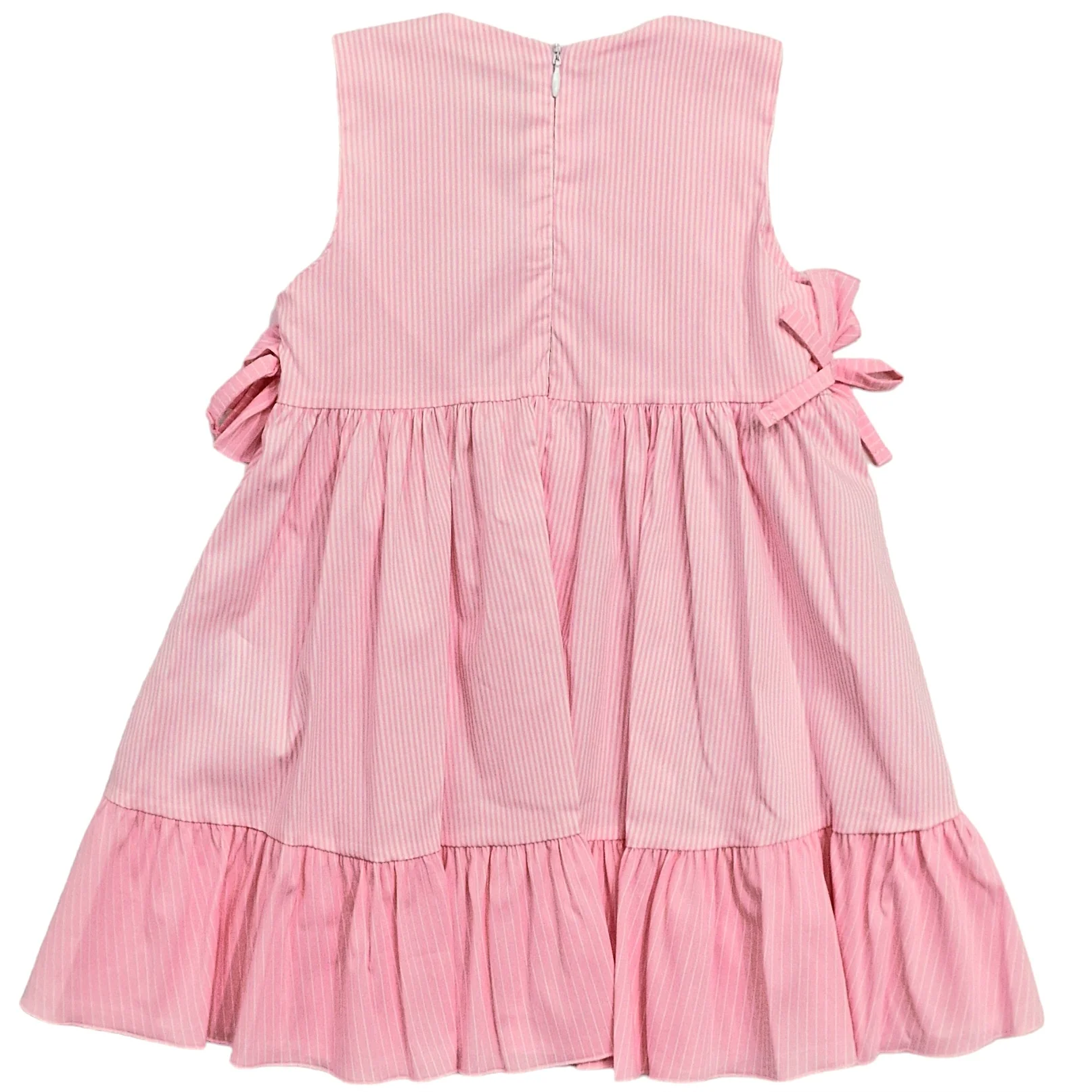 Vestito mille righe con rouge sul davanti - immagine 3