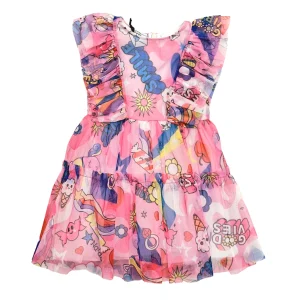 Vestito bambina stampa fumetti baby