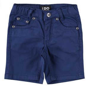 BERMUDA bambino in cotone blu