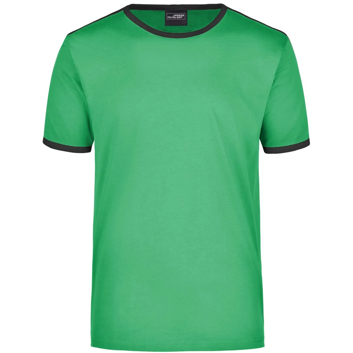 T-SHIRT JAMES&NICHOLSON UOMO CON FASCE A CONTRASTO - immagine 9