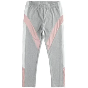Pantalone tuta con inserti bicolore