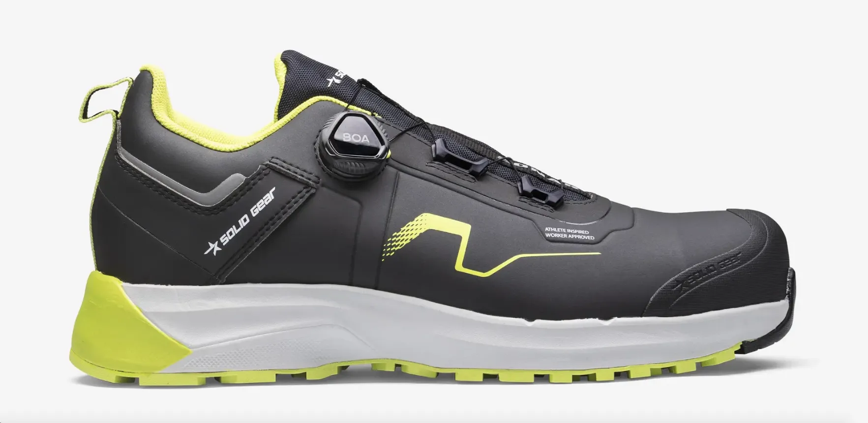 Scarpe antinfortunistiche Sonar Low verde Solid Gear - immagine 2