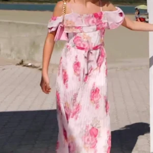 Tuta fiorata bambina elegante
