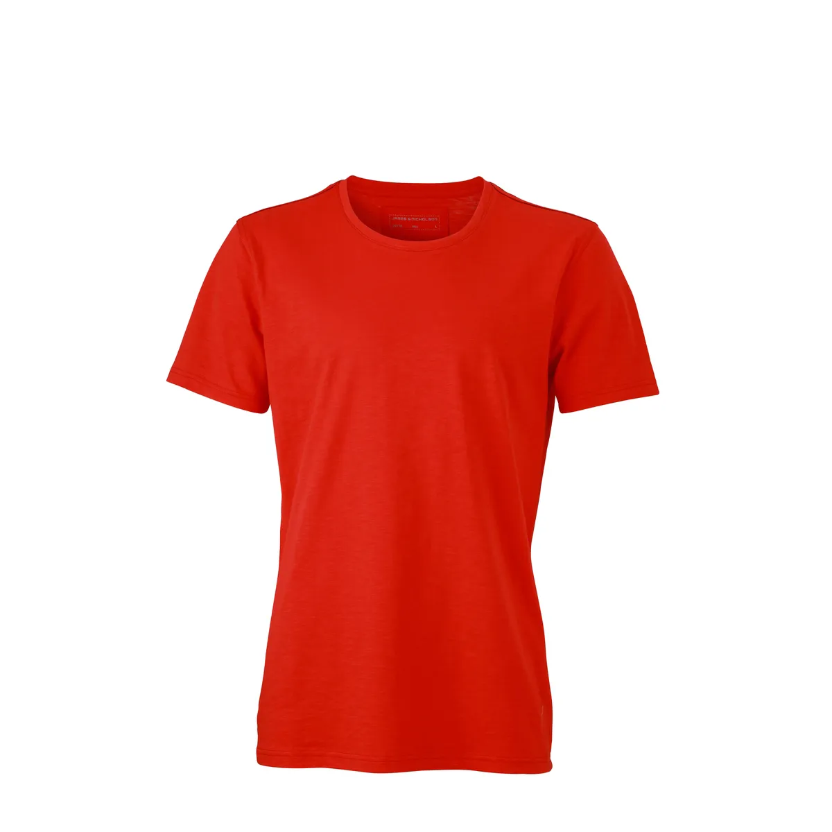 T-SHIRT JAMES&NICHOLSON UOMO IN JERSEY FIAMMATO 100%COTONE - immagine 6