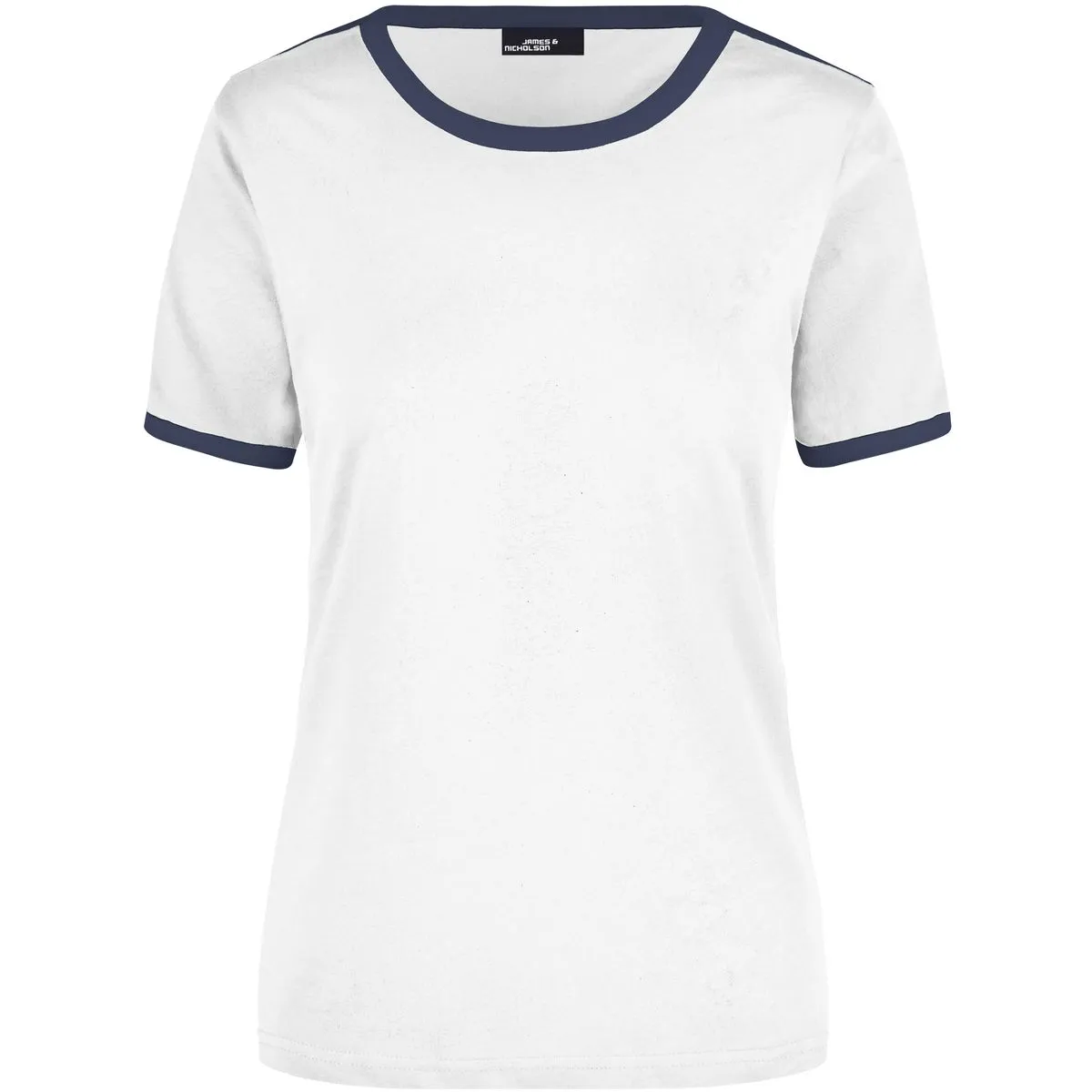 T-SHIRT JAMES&NICHOLSON DONNA CON FASCE A CONTRASTO - immagine 7