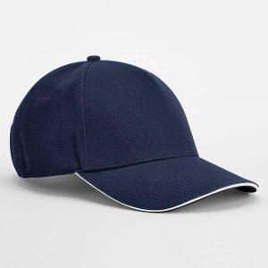 EarthAware® Classic Organic Cotton 5 Panel Cap – Sandwich Peak