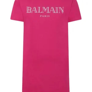 Balmain Kids abito con logo