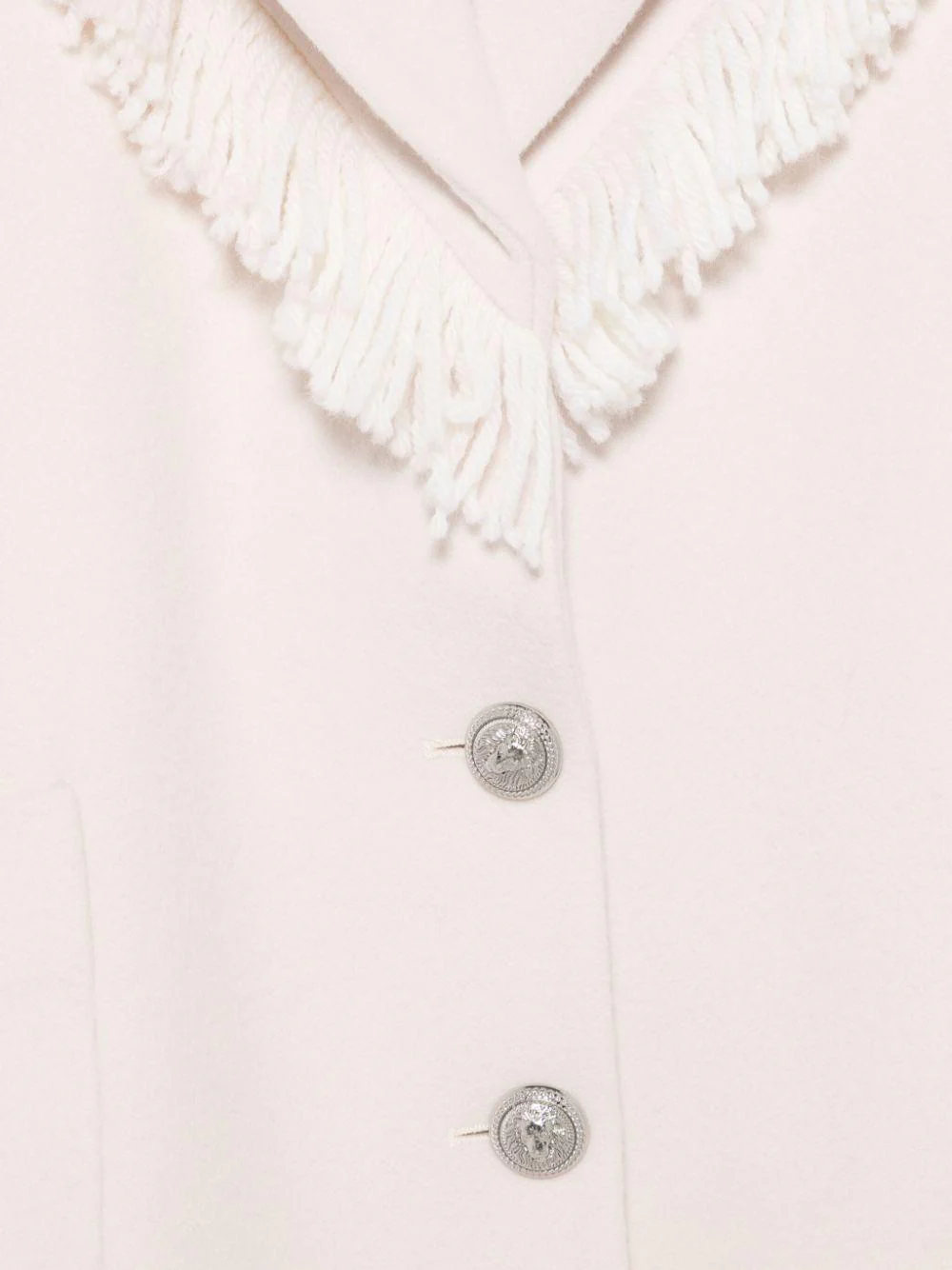 Balmain Kids cappotto con frange - immagine 3