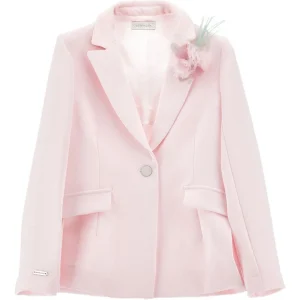 Blazer per bambina Monnalisa con fiore