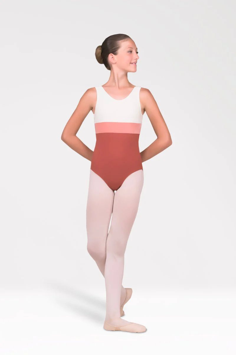 Body per Danza con Canotta e Fascia in Velluto Harmony - immagine 2