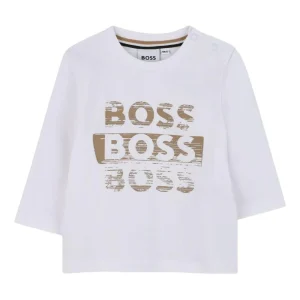 Boss Kids t-shirt con stampa