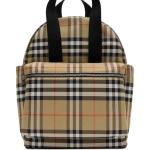 Burberry Kids zaino in check