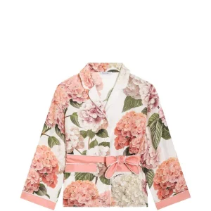 Camicia per bambina Dolce & Gabbana Kids floreale