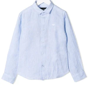 Camicia per bambino Emporio Armani Kids in lino
