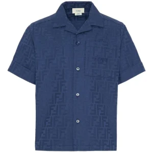 Camicia per bambino Fendi Kids con motivo FF