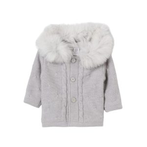 Cappotto per neonato Marlù Couture con cappuccio