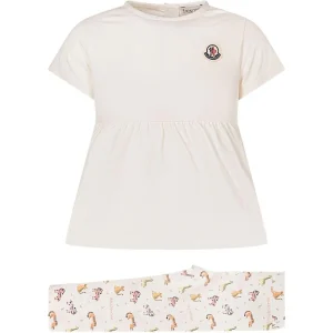 Completo per neonata Moncler Enfant due pezzi