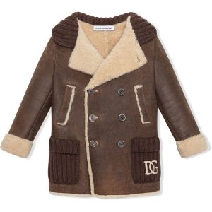 Dolce & Gabbana Kids cappotto doppiopetto
