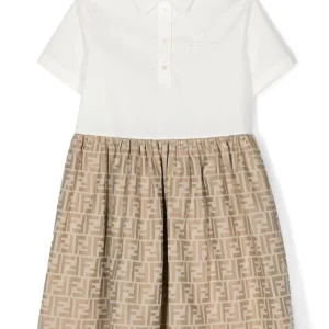 Fendi Kids abito a maniche corte