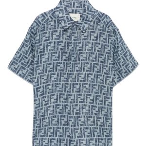 Fendi Kids camicia in lino