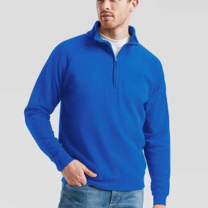 Felpa mezza zip classica FR621140