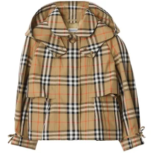 Giacca per bambina Burberry Kids in check