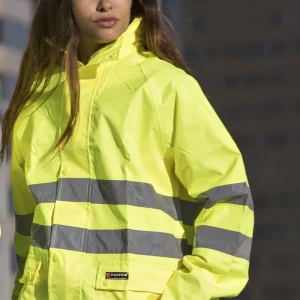 GIACCA ANTI PIOGGIA ALTA VISIBILITA’ HURRICAN PAYPER