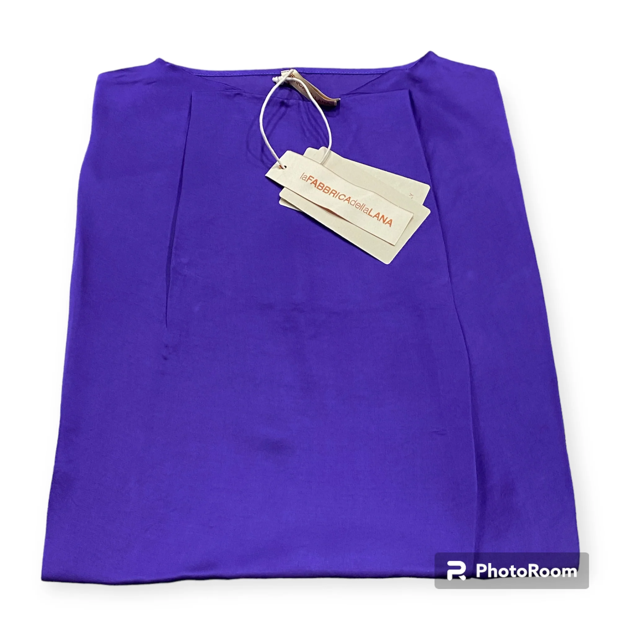 Top con scollo drappeggiato - immagine 4