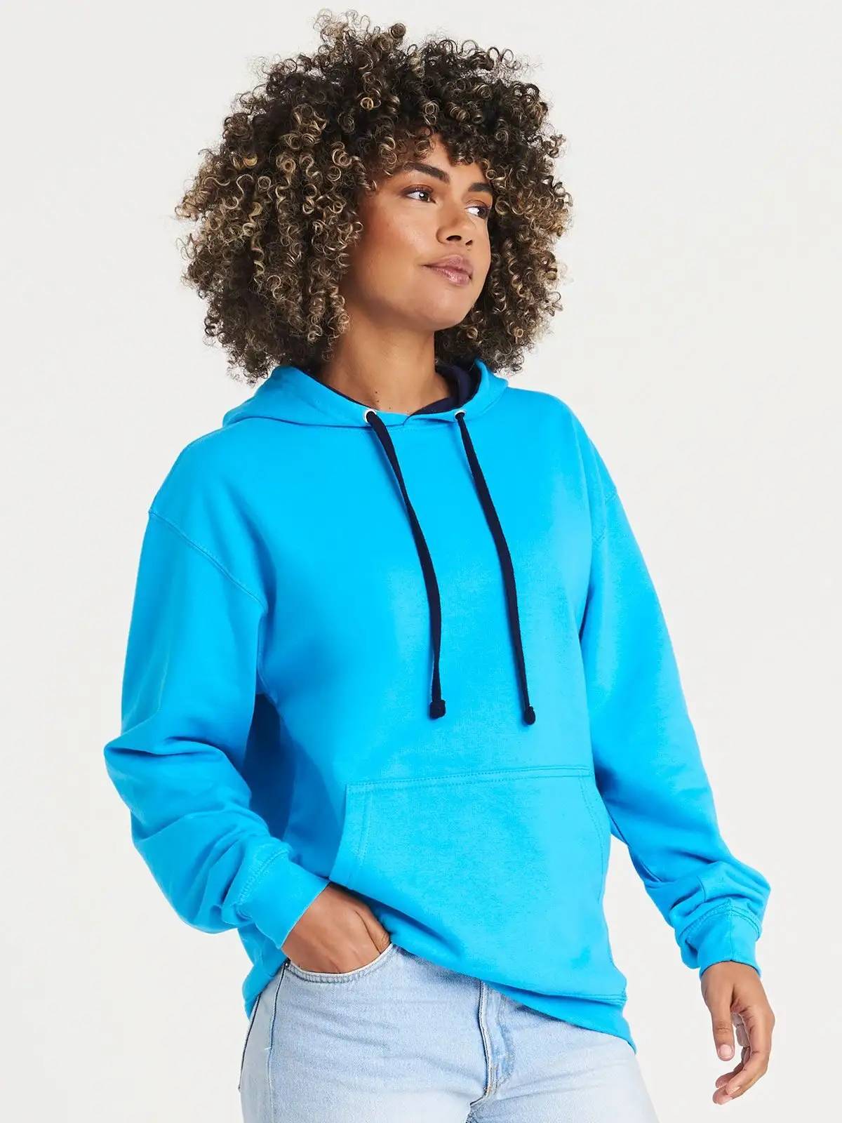 Felpa unisex con cappuccio Varsity Hoodie JH003 - immagine 4