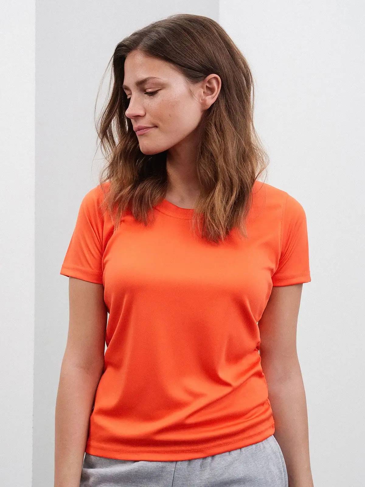 T-SHIRT JAMES&NICHOLSON LACTIVEADIES’ 100% POLIESTERE