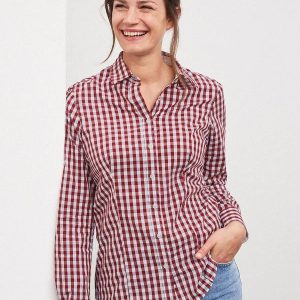 Camicia Fashion Ladies’ Checked Blouse