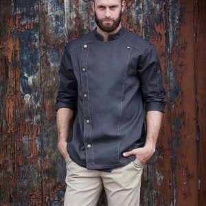 GIACCA CHEF JEANS KARLOWSKY POSSIBILITA’ PERSONALIZZAZIONE CON RICAMO