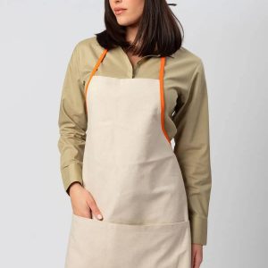 Grembiule pettorina Contrast Apron MI025