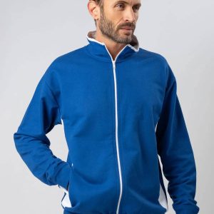 Felpa con full zip Contrast jacket sweat MI810