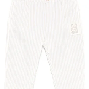 Moschino Kids pantaloni a righe