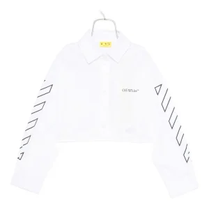 Off White Kids camicia crop