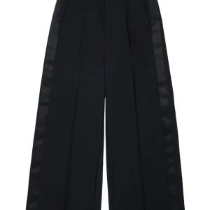 Pantaloni per bambina Maison Margiela Kids con bande