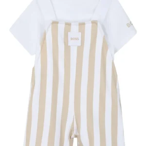Set per neonato Boss Kids con salopette