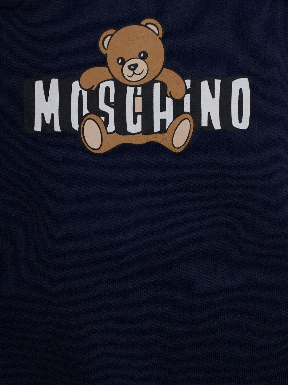Set t-shirt per neonato Moschino Kids e salopette - immagine 3