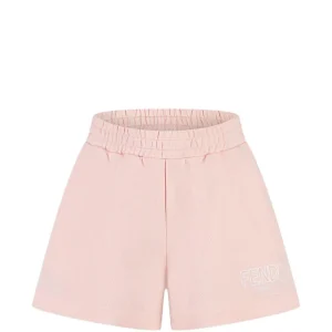Shorts per bambina Fendi Kids con logo