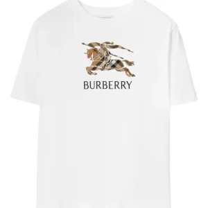 T-shirt per bambina Burberry Kids con logo