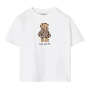 T-shirt per neonato Burberry Kids con stampa