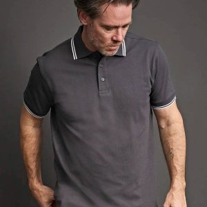 Luxury Stripe Stretch Polo uomo TJ1407