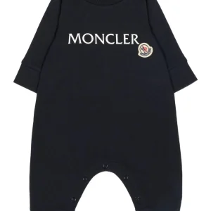 Tutina per neonato Moncler Enfant con logo